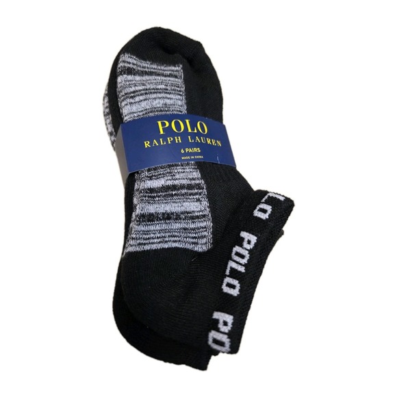 Ralph Lauren Accessories - Polo Ralph Lauren Women's Ankle Socks 6 pack Multi Designs size 9-11 new
